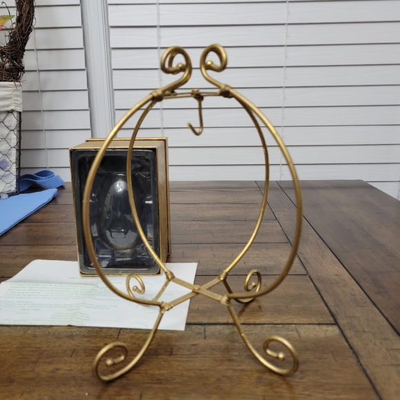 Mr Christmas Porcelain Hinged Musical Egg W Stand Tested Works Instructions, Box - Picture 12 of 12